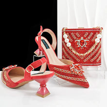 Load image into Gallery viewer, Hot Matching Women Shoe and Bag Set EDHFG1-1