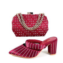 Load image into Gallery viewer, Ladies Shoes Matching Bag Set TR1-1