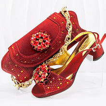 Load image into Gallery viewer, Wedding Shoes and Bag Set HMP1-17