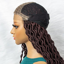 Load image into Gallery viewer, Goddess Box Braids Wig | Curly Ends | Full Lace | Crochet Hair | Black Women