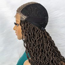 Load image into Gallery viewer, Goddess Box Braids Wig | Curly Ends | Full Lace | Crochet Hair | Black Women