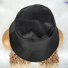 Load image into Gallery viewer, 30" Crochet Afro Dreadlocks Bucket Hat Wig | Synthetic Braided Hair | Curly Ends | Black Women