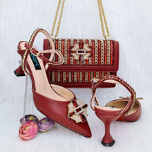Load image into Gallery viewer, Italian Shoes And Bag Sets For Evening Party HGG1-20