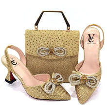 Load image into Gallery viewer, Latest Ladies Shoes and Matching Bag Set ED1-9