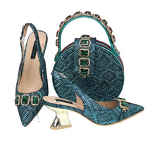 Load image into Gallery viewer, Newest Style Platform Shoes and Matching Bag Set JH654