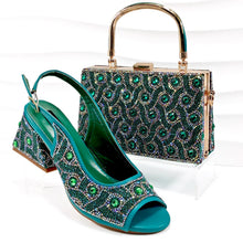 Load image into Gallery viewer, Italian Shoe and Bag Set New HMPE1-24