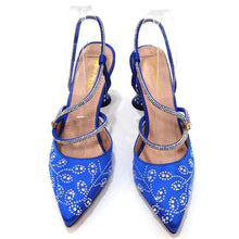 Load image into Gallery viewer, Elegant Pumps with Shoes and Bag Matching Set NFR43
