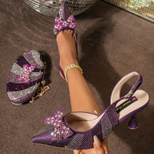 Load image into Gallery viewer, Women's High Heels And Exquisite Clutch Bag Set RT453