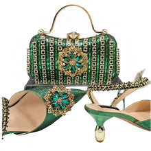 Load image into Gallery viewer, Lastest Italian Ladies Shoes with Matching Bag Set HKK1-62