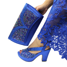 Load image into Gallery viewer, Latest African Women Shoes and Bag Set EDN23