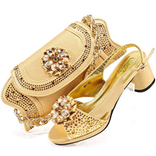 Load image into Gallery viewer, Wedding Shoes and Bag Set HMP1-17