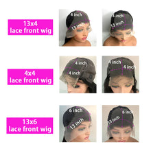 Load image into Gallery viewer, 13x4 13x6 Body Wave Lace Front Wig 30 Inch Transparent Lace Frontal Wig Human Hair Wigs For Women Pre Plucked Lace Closure Wig