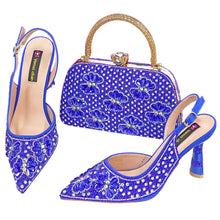 Load image into Gallery viewer, Luxury Handmade Shoes and Clutch Bag Set for Women FGR43