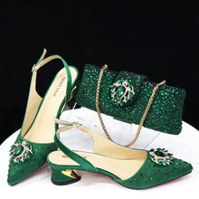 Load image into Gallery viewer, Ladies Shoes and Bags To Match Set ED129