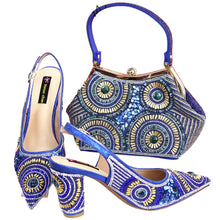 Load image into Gallery viewer, Popularity Italian Women's Pointed Shoes And Bag Set GFD453