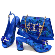 Load image into Gallery viewer, Lastest Italian Ladies Shoes with Matching Bag Set HMA1-4