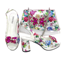 Load image into Gallery viewer, Italian Style Evening Party shoes And Bag Set TYR543