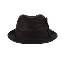 Load image into Gallery viewer, Stacy Adams Belmont - Straw Fedora Hat