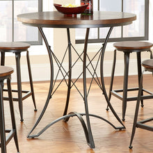 Load image into Gallery viewer, Round 36-inch Counter Height Kitchen Dining Table