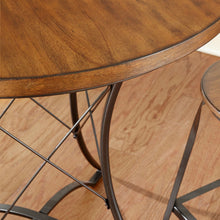 Load image into Gallery viewer, Round 36-inch Counter Height Kitchen Dining Table