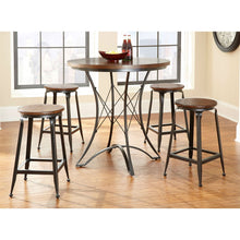 Load image into Gallery viewer, Round 36-inch Counter Height Kitchen Dining Table
