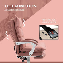 Load image into Gallery viewer, Double Padded Executive Massage Heated Office Chair Salmon