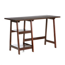 Load image into Gallery viewer, Espresso Finish Wood Home Office Laptop Computer Desk