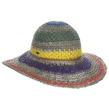 Load image into Gallery viewer, Scala Eldoris - Crocheted Straw Sun Hat