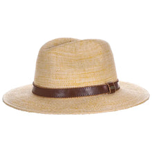 Load image into Gallery viewer, Scala Abari - Raffia Straw Outback Fedora Hat