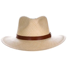 Load image into Gallery viewer, Scala Gusteau - Panama Straw Fedora Hat