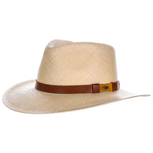Load image into Gallery viewer, Scala Gusteau - Panama Straw Fedora Hat