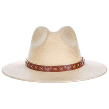 Load image into Gallery viewer, Scala Leon - Panama Straw Fedora Hat