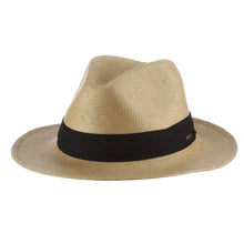 Load image into Gallery viewer, Scala Sausalito- Toyo Straw Fedora Hat