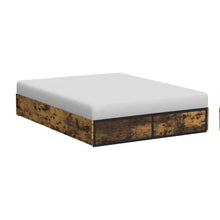 Load image into Gallery viewer, Queen Metal Wood Platform Bed Frame with 4 Storage Drawers - 800 lbs Max Weight