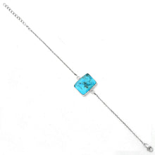 Load image into Gallery viewer, Natural Kingman Turquoise With Pyrite Bracelet B-1023 SDB2895
