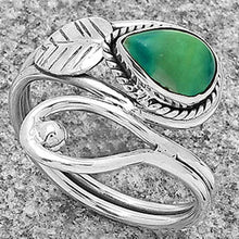 Load image into Gallery viewer, Natural Turquoise Magnesite Ring size-8 R-1464 SDR183545