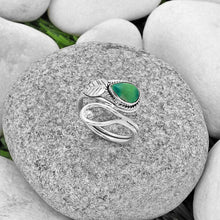 Load image into Gallery viewer, Natural Turquoise Magnesite Ring size-8 R-1464 SDR183545
