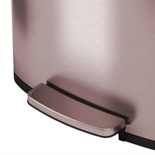Load image into Gallery viewer, 13-Gallon Copper Rose Gold Stainless Steel Step Trash Can with Deodorizer Filter