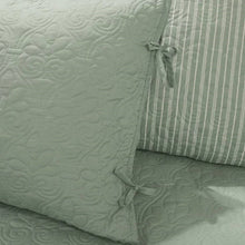 Load image into Gallery viewer, 6-Piece Country Cottage Quilted Seafoam Green Reversible Daybed Cover Set
