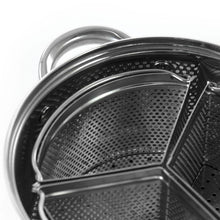 Load image into Gallery viewer, Stainless Steel 4-Quart Dutch Oven with 3-Section Dividers and Lid