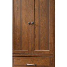 Load image into Gallery viewer, Bedroom Wardrobe Cabinet Storage Armoire in Medium Brown Cherry Wood Finish