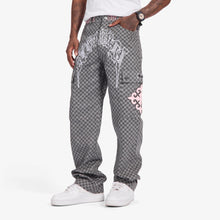 Load image into Gallery viewer, Sugarhill Darling Cargo Pants - Grey Grid