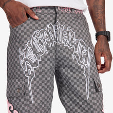 Load image into Gallery viewer, Sugarhill Darling Cargo Pants - Grey Grid