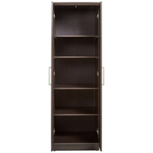 Load image into Gallery viewer, Bedroom Wardrobe Cabinet Storage Closet Organizer in Dark Brown Oak Finish