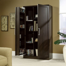 Load image into Gallery viewer, Multi-Purpose Living Room Kitchen Cupboard Storage Cabinet Armoire in Brown
