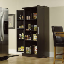 Load image into Gallery viewer, Multi-Purpose Living Room Kitchen Cupboard Storage Cabinet Armoire in Brown