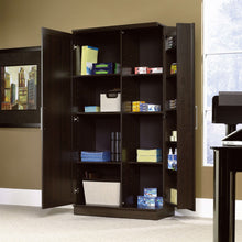 Load image into Gallery viewer, Multi-Purpose Living Room Kitchen Cupboard Storage Cabinet Armoire in Brown