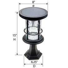 Load image into Gallery viewer, Outdoor Pole/Base/Wall Mount Solar LED Light - Yard Path Lighting - 100 Lumens