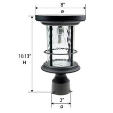 Load image into Gallery viewer, Outdoor Pole/Base/Wall Mount Solar LED Light - Yard Path Lighting - 100 Lumens