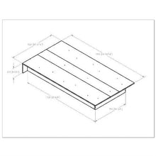 Load image into Gallery viewer, Twin size Platform Bed Frame in Royal Cherry Wood Finish